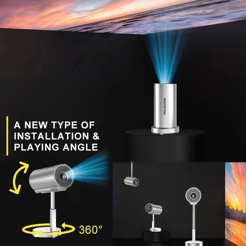CineSmart Mini 4K video Projector For Samsung IOS and Xiaomi